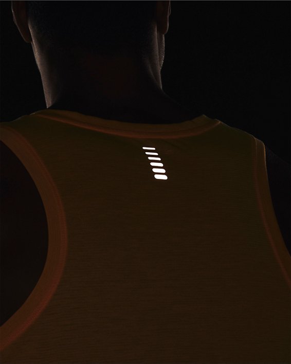 Men's UA Streaker Run Singlet, Orange, pdpMainDesktop image number 3